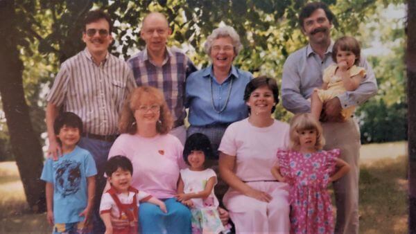 Ginny and Sam Adams Family