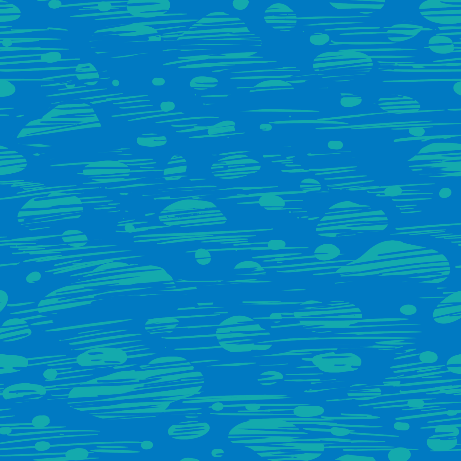 Teal and Blue Pattern