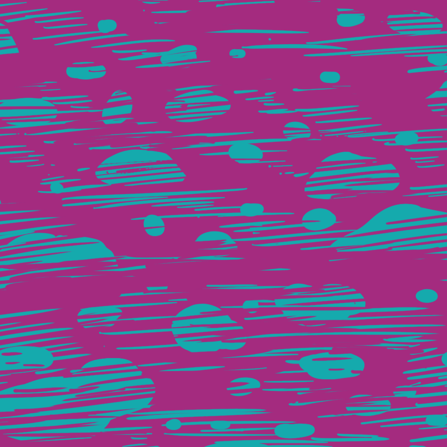 Teal and Dark Raspberry Pattern