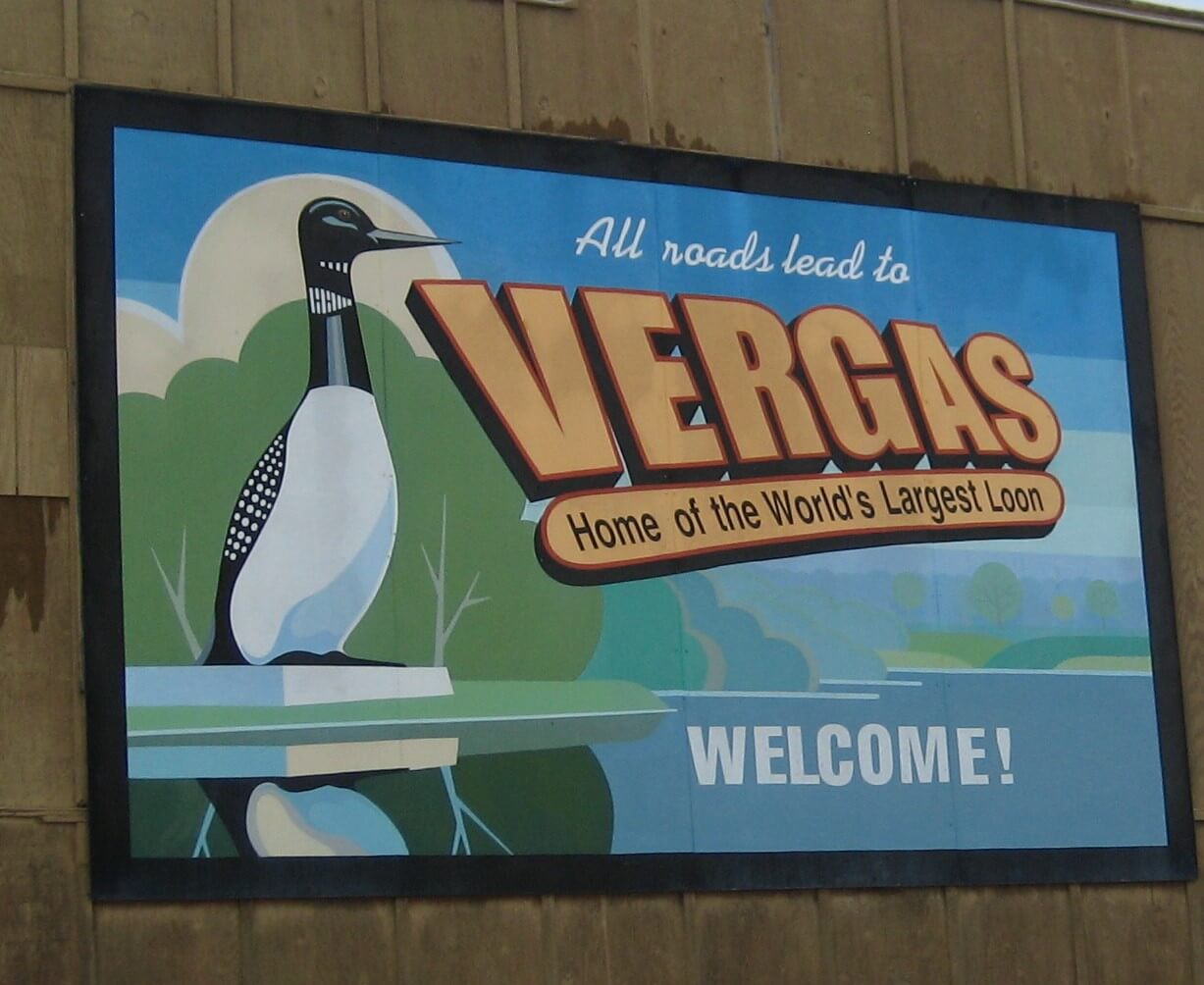 Welcome to Vergas Sign