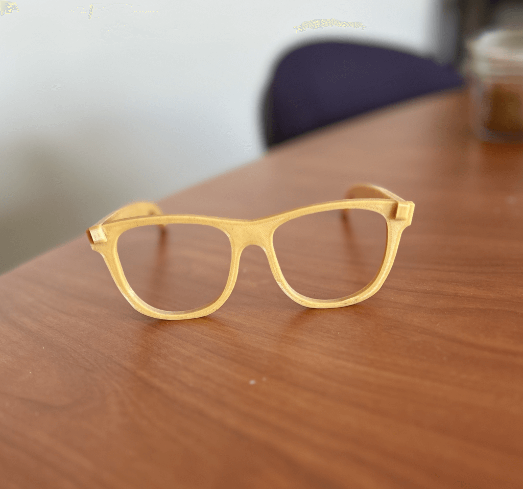 Glasses made out of bio-composite