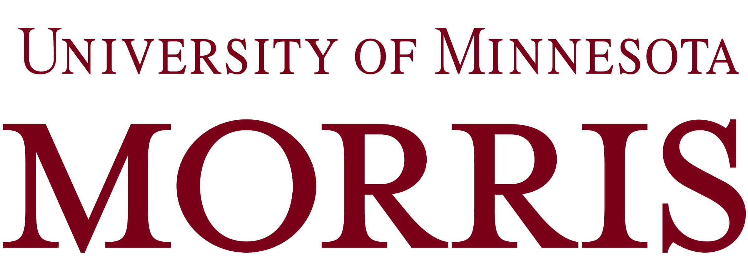 University of Minnesota Morris wordmark logo.