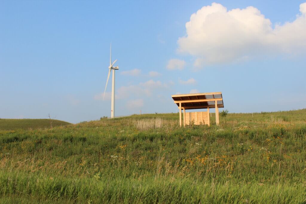 University of Minnesota Morris. Windmill.