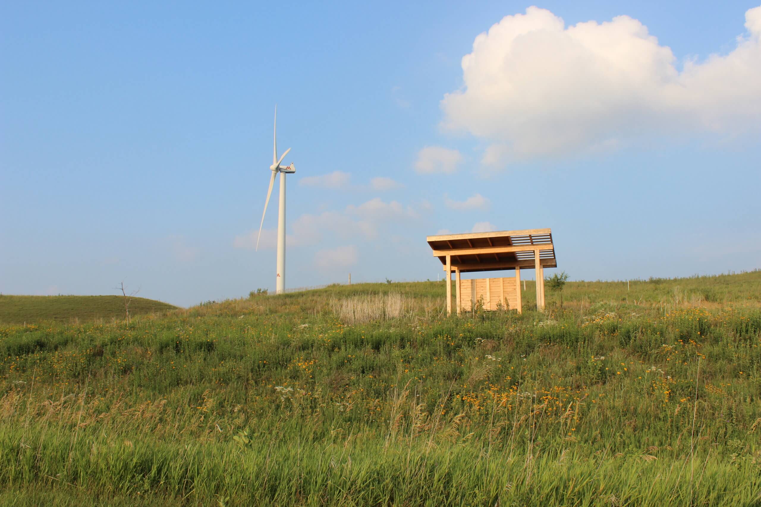 University of Minnesota Morris. Windmill.