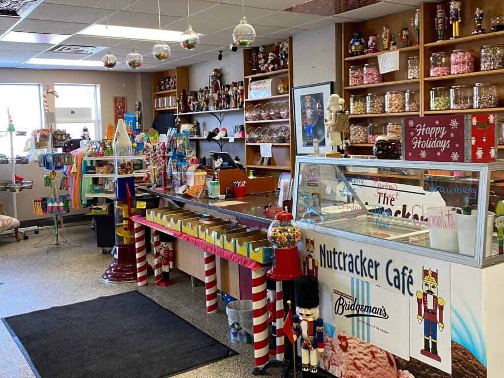 Nutcracker Cafe entrance.