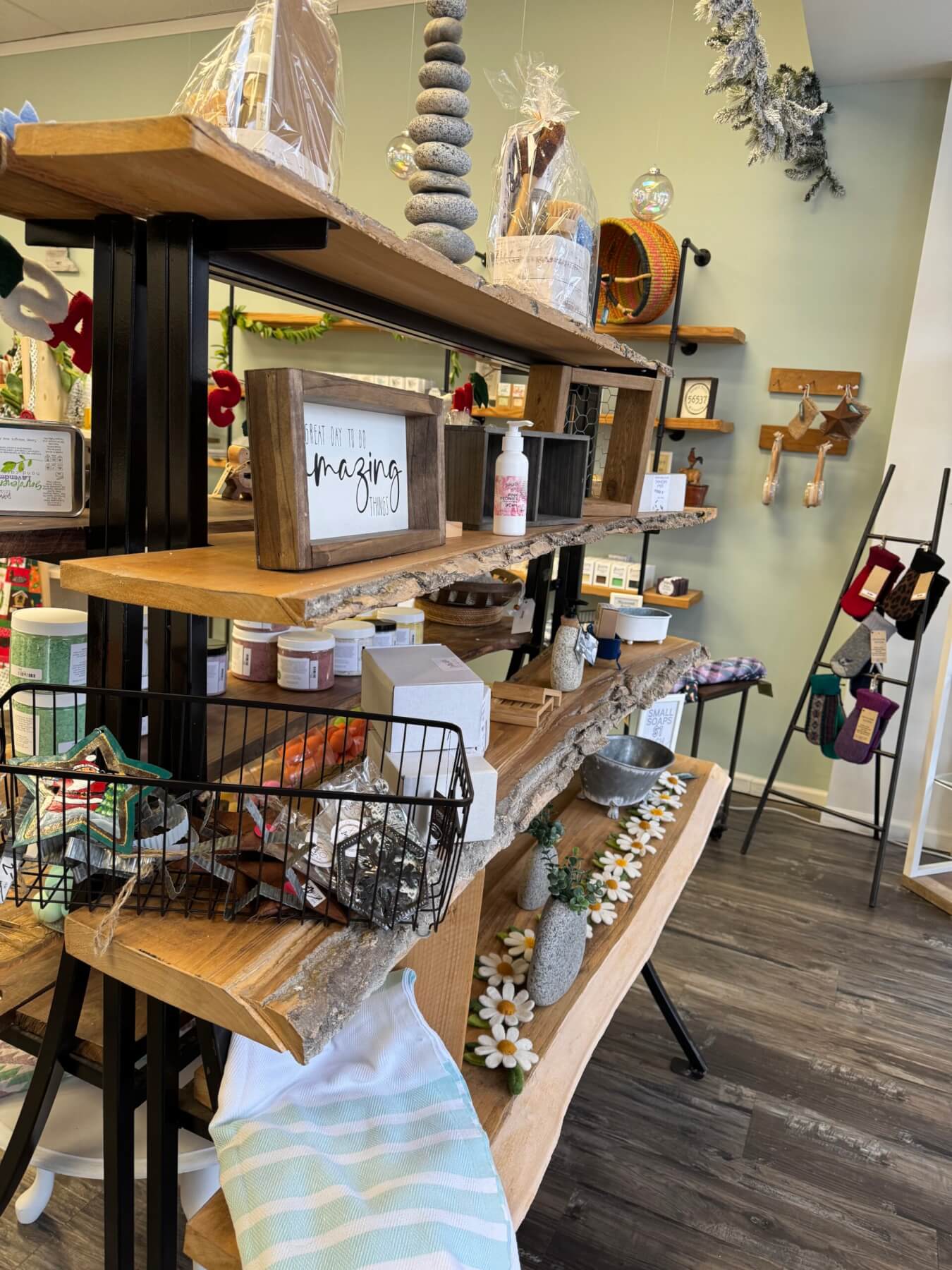 Store shelves