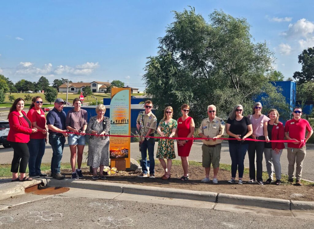 Isaak Walton League Pollinator Garden. West Central Initiative Grant Recipient.